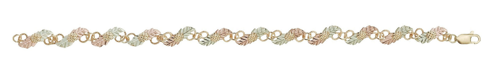 Black Hills Gold Leaf Bracelet