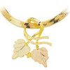 Black Hills Gold Slider Leaf Necklace