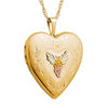 Black Hills Gold or Sterling Silver Heart Picture Locket (2G20323 / 2MR20323)