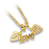 Black Hills Gold LOVE Necklace