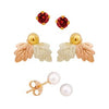 Black Hills Gold Birthstone Earrings (G3387)