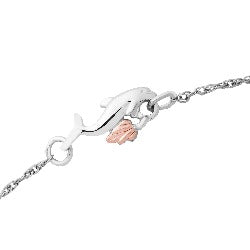 Deals Sterling Silver Dolphin Ankle Bracelet