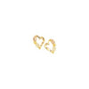 Black Hills Gold Heart Earrings