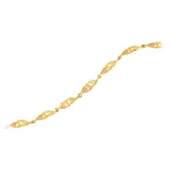 Black Hills Gold Leaf Bracelet (G865)