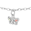 Black Hills Silver Butterfly Anklet