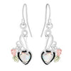 Black Hills Silver Opal Heart Earrings