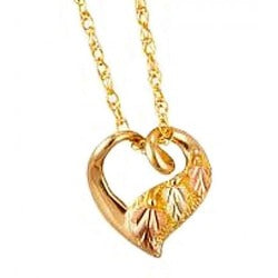 Black Hills Gold Heart Necklace(G2873)