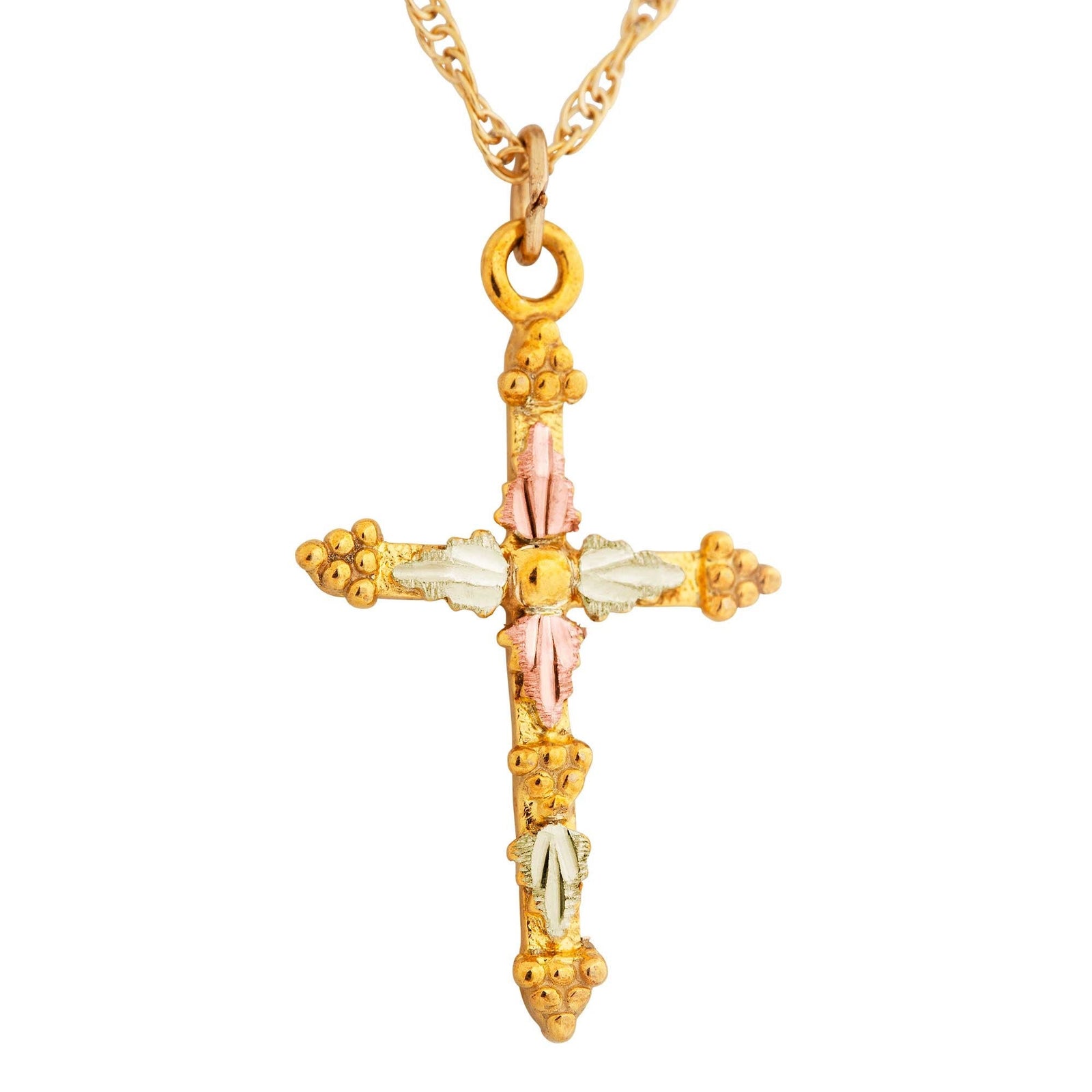 Black Hills Gold Cross Necklace