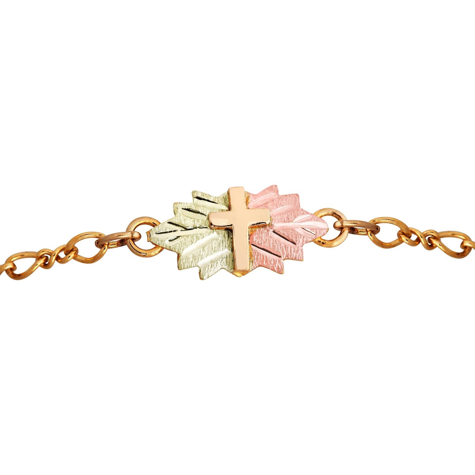 Black Hills Gold Cross Bracelet