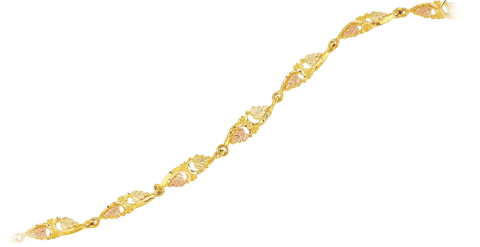 Black Hills Gold Leaf Bracelet