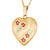Gold Heart Picture Locket - I Love You