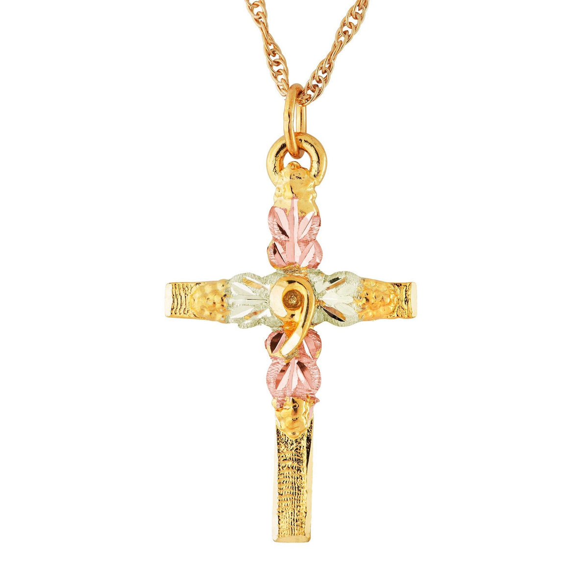 Black Hills Gold Cross Necklace