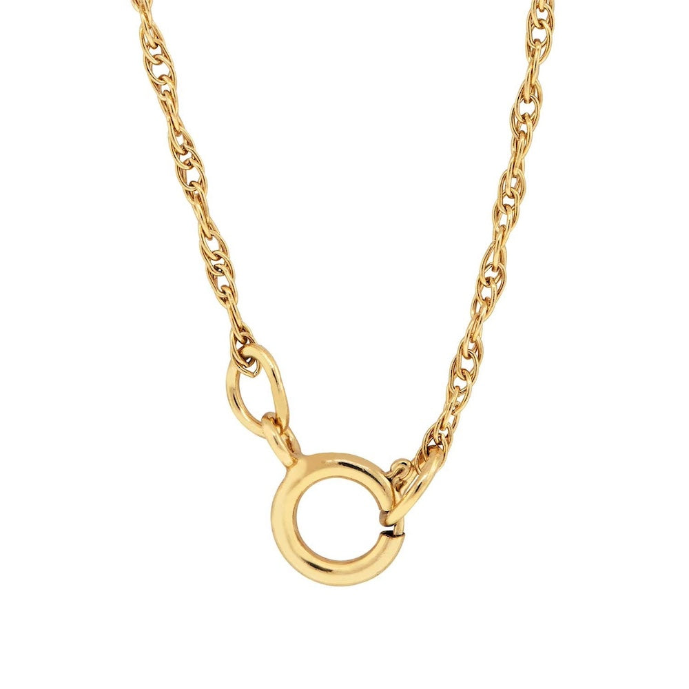 Gold Heart Diamond Necklace