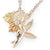 Black Hills Gold Silver Hummingbird Necklace