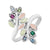 Black Hills Gold Silver Mother's Birthstone Ring - 1 to 10 stones