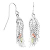 Black Hills Gold and Silver Wings Dangle Earrings