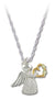 Black Hills Gold Ladies Silver Angel Necklace