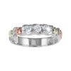 Black Hills White Gold Ladies Diamond Ring