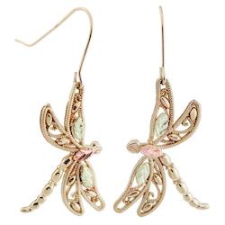 Black Hills Gold Dragonfly Earrings (2GC50508)