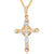 Black Hills Gold Crucifix Necklace