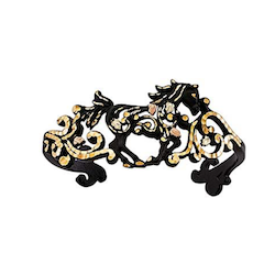 Black Hills Gold Black Powdered Horse Bracelet