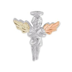 Black HIlls Gold Silver Angel Pin