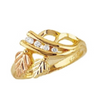 Black Hills Ladies Gold Diamond Ring