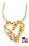 Black Hills Gold Heart Necklace (G2835SL-20S)