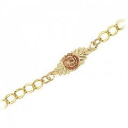Black Hills Gold Rose Bracelet