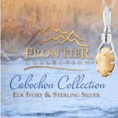 Black Hills Gold Sterling Silver Elk Ivory Ladies Ring (IS1954CC)