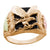 Black Hills Gold Men's Gold or Silver Onyx Eagle Ring