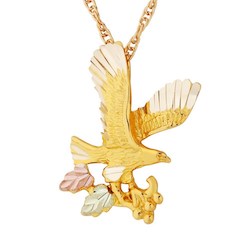 Black HiIlls Gold Eagle Necklace