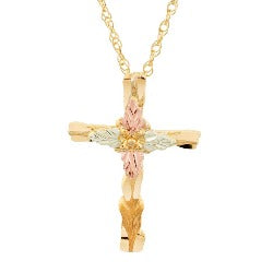 Black Hills Gold Cross Necklace