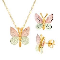 Black Hills Gold Butterfly Necklace &/or Set (2G226 /2G226348)