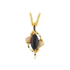 Black Hills Gold Onyx Necklace ( G2264OX)