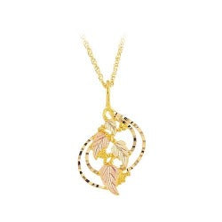 Black Hills Gold Leaf Necklace