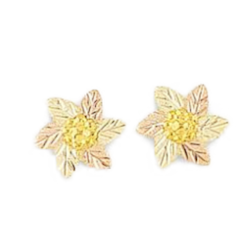 Black Hills Gold Star Earrings