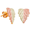 Black Hills Gold Leaf Earrings (G3375)
