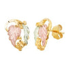 Black Hills Gold or Sterling Silver Leaf Earrings (2G3736 / MR3736)