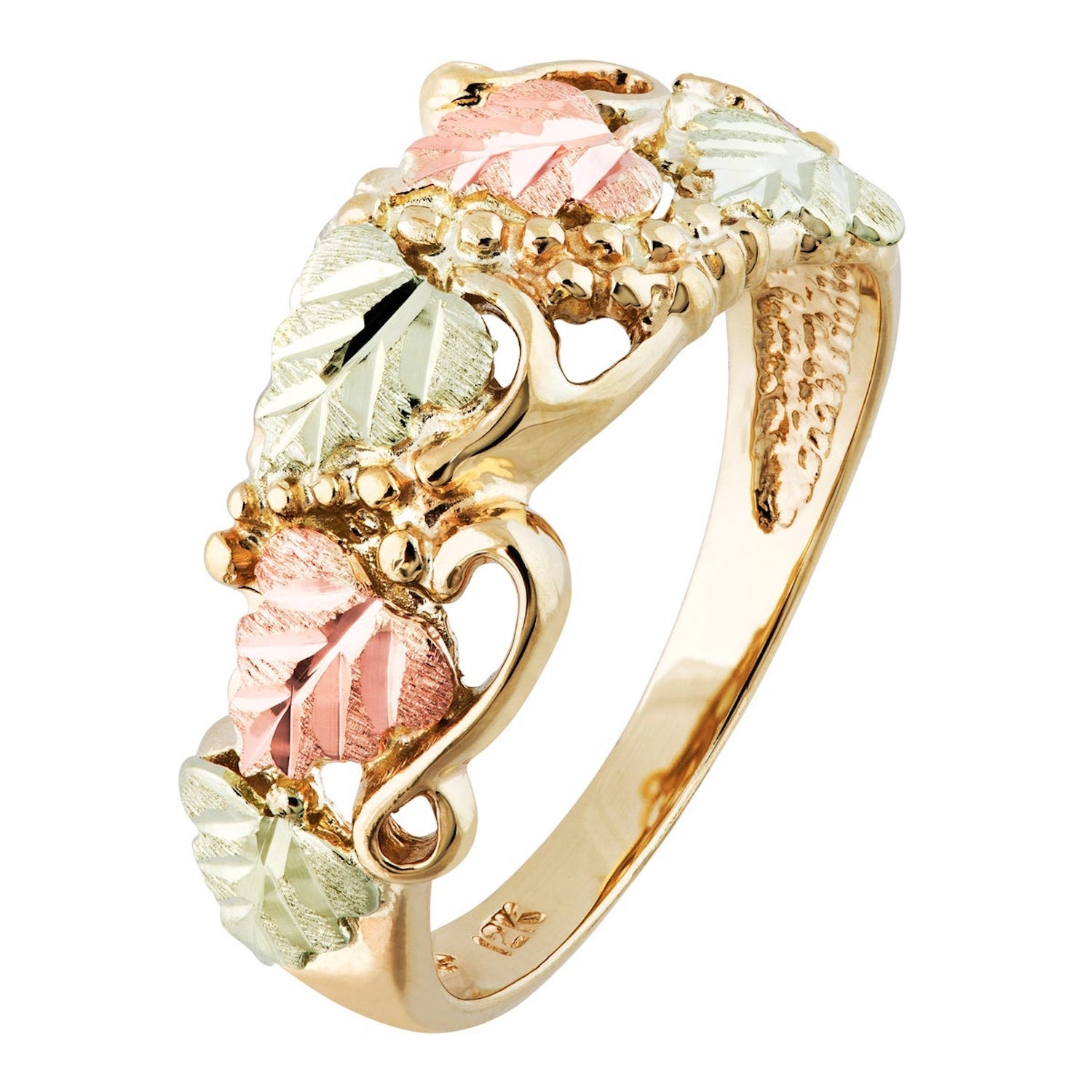 Black Hills Gold Ladies Leaf Ring - Jewelry Black Hills Gold