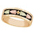 Ladies Antiqued Yellow Gold Wedding Band