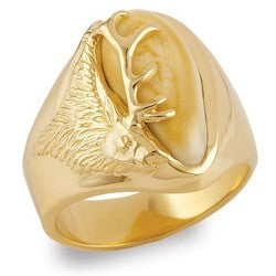 Men&#39;s Elk Ivory Ring - Teton