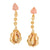 Black Hills Gold Elk Ivory Morning Dew Earrings