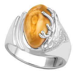 Men's Elk Ivory Ring - Kootenai