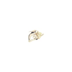 Black Hills Gold Silver Dolphin Ring