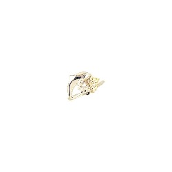 Black Hills Gold Silver Dolphin Ring