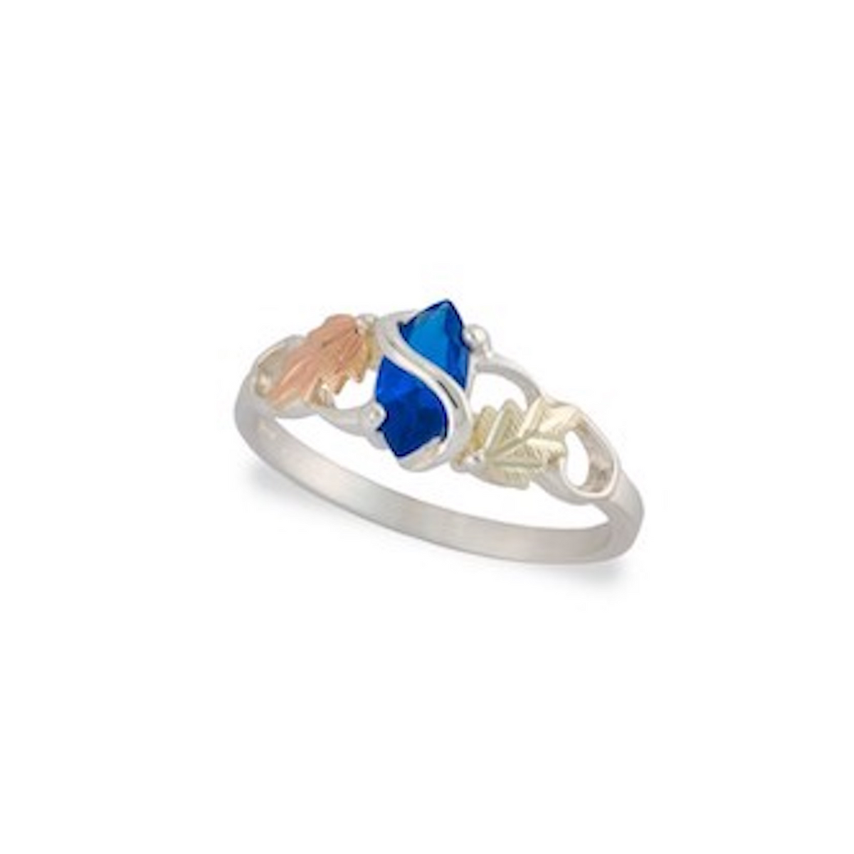 Black Hills Gold Silver Birthstone Ring Jewelry Black Hills Gold