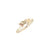 Black Hills Gold Silver Ladies Leaf Ring