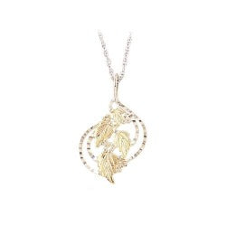 Black Hills Gold Leaf Necklace