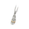 Black Hills Gold Sterling Silver Flip Flop Necklace (MR2863)